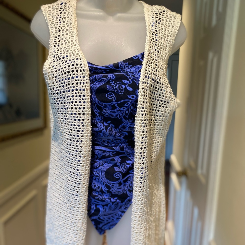 Beach coverup - Lovely cream beach coverup, S-M